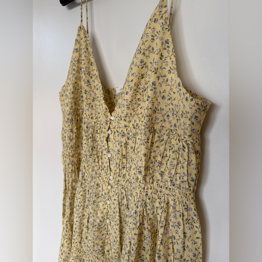 DOEN Irina Dress Moonflower Floral Print Yellow medium - Picture 5 of 9